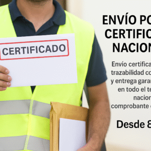 Envío Postal Certificado Nacional